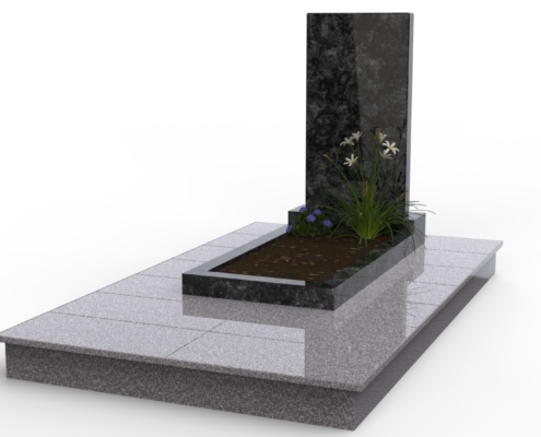 Типовой проект одноместного захоронения, размеры 1200х2100мм, РитуалСтрой Коломна